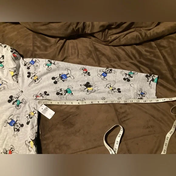 Disney brand, Mickey Mouse Gray Zip-up Hoodie, size 2X, new with tags - Picture 8 of 12